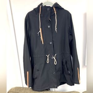 Holden Women’s fishtail Parka / Jacket Black Size Large